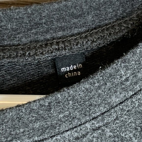 Cabi Swing Top Womens M Grey Tunic W/Wide Elastic Gather at Back Long Sleeve - Picture 7 of 11